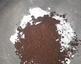 A picture of step 2 of Eggless brownie.