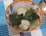 Foto langkah ke 7 dari resep Nasi Tim Telur Asin.
