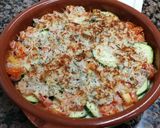 Foto del paso 12 de la receta: Pastel de calabacín, tomate y atún