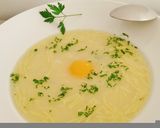 A picture of step 7 of Chicken Noodle Soup with Egg Yolk.