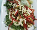 A picture of step 3 of Vegetable salad with yoghurt dressing. # Eastercontest#.