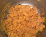 A picture of step 3 of Badam pakora.