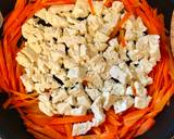 Carrot and tofu stir-fry（Ninjin-Shirishiri) recipe step 4 photo
