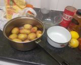 A picture of step 1 of Spice n lemon fried potato.