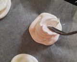A picture of step 15 of Pavlova with Hung Curd and Mixed Berry.