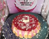 Une image de l'étape 8 de Charlotte bavaroise aux framboises et son coulis 😋#decembre.