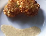 A picture of step 4 of Sabudana vada.