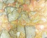 A picture of step 5 of Bhuni hoe masala kaleji Eid special.