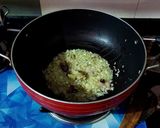 A picture of step 4 of Smoky Kadai Mushroom 🍄🍄.