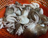 Hình bước làm 1 của món Bạch tuộc xào