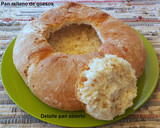 Foto del paso 1 de la receta: Pan relleno de quesos