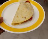A picture of step 5 of Tikka Wrape.