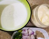 A picture of step 2 of Veggie raita.