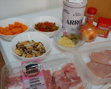 Foto del paso 1 de la receta: Arroz meloso de cerdo, mejillones y pollo