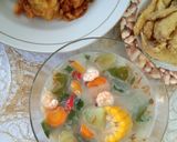Foto langkah ke 3 dari resep Lodeh Udang Kupas.
