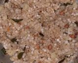 A picture of step 3 of Sabudhana Khichdi.