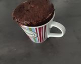 Une image de l'étape 1 de Mug cake chocolat au coeur coulant.