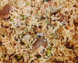A picture of step 6 of Leftover Mutton Salan Ka Pualo 😋😋.