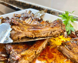 Foto del paso 13 de la receta: Costillar asado, al vino tinto, con hierbas aromáticas