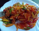 Foto langkah ke 4 dari resep Ikan Gurame saos mangga.