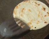 A picture of step 4 of Khasta kararay parathay.
