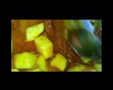 A picture of step 5 of Aloo palak.