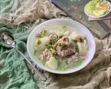 Hình bước làm 4 của món Canh Khoai Sọ Hầm Xương Heo