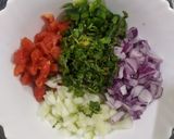 A picture of step 2 of Papad (Papad Chat).