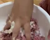 Foto langkah ke 3 dari resep Kibinai / Pastel Eropa / Lithuanian Meat Pie.