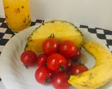 Foto del paso 1 de la receta: Batido de Tomatitos Baby y Frutas 🍅🍌🍍🍊🍋