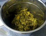 A picture of step 4 of Spinach (saag) chicken.