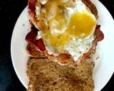 My Lovely Bacon and fried Egg Toasted Sandwich 🥰