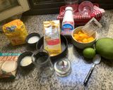 Une image de l'étape 4 de Panna cotta 🍍🥭🍍fruits exotiques 🌴noix de coco 🥥.