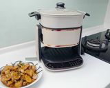 A picture of step 2 of Three Cup Chicken with Basil.
