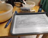 A picture of step 1 of Classic Pumpkin Roll.