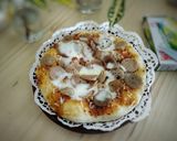 Foto langkah ke 6 dari resep Pizza Teflon Lembut, Ulen 3 Menit.