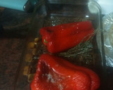 Foto del paso 1 de la receta: Bacalao con judías y pimiento asado