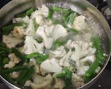 A picture of step 1 of Vegan sagoti.