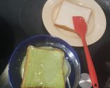 รูปขั้นตอนการทำที่ 3 ของ เฟรนช์โทสต์กะทิ ใบเตย ไข่ขาว 💚 Pandan Eggwhite French Toast