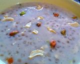 A picture of step 4 of Sabudana kheer.