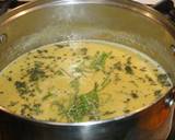 Foto del paso 3 de la receta Sopa de arvejas secas partidas con tostadas de queso de cabra. Jon Style