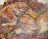 Foto del paso 3 de la receta: Pollo con castañas al vino tinto