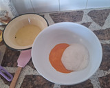 Foto del paso 1 de la receta: Muffins mixtos de dulce de leche y cacao