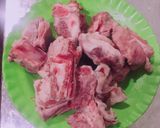 Hình bước làm 1 của món Canh sườn non nấu cải👨🍳