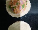 A picture of step 8 of Sweet potato ravioli samosa.