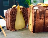 Une image de l'étape 6 de Cake aux poires entières.