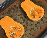 Une image de l'étape 1 de Butternut farcie.