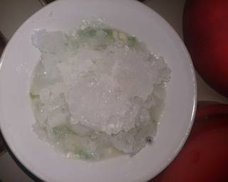 Es nata coco campur cendol beras - Step 2