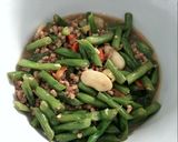 Foto langkah ke 8 dari resep Tumis Buncis + daging sapi giling.