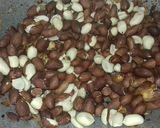 A picture of step 1 of Peanut burfi.